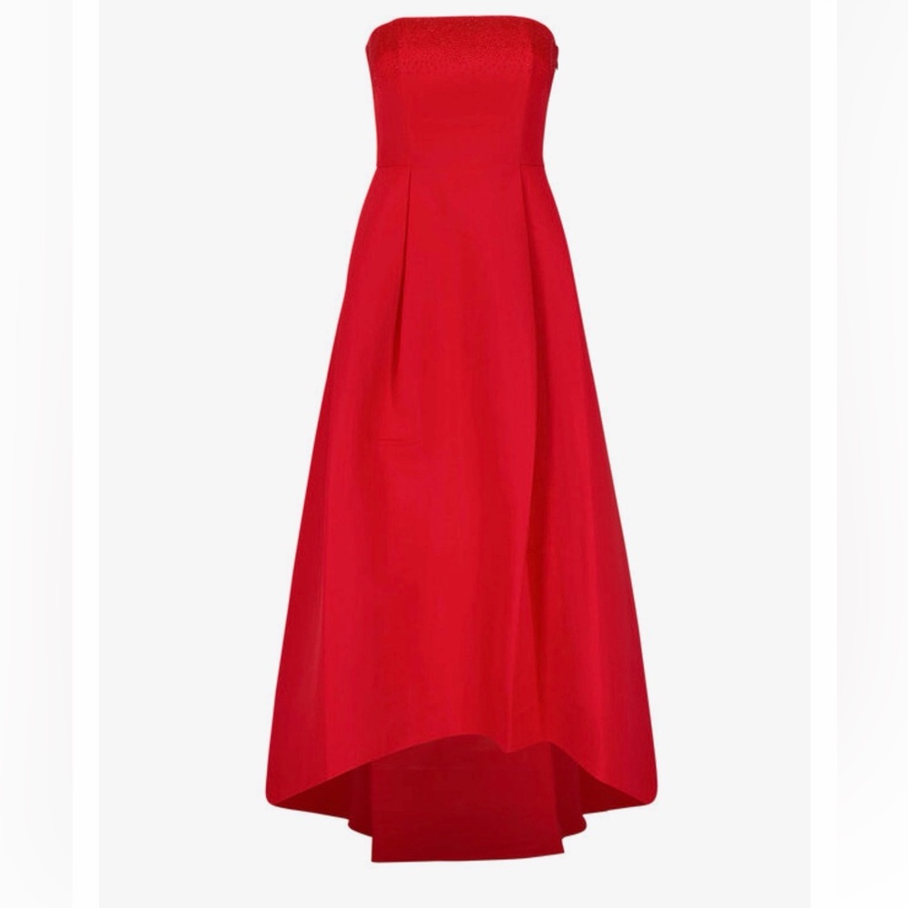 SACHIN + BABI Blake Cherry Red Gown, Size 10 (size 8-10) ♥️